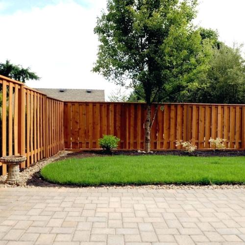 Деревянный забор