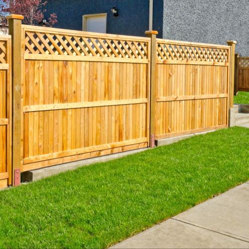 Забор из массива