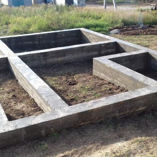 заливка бетоном ленточный фундамент