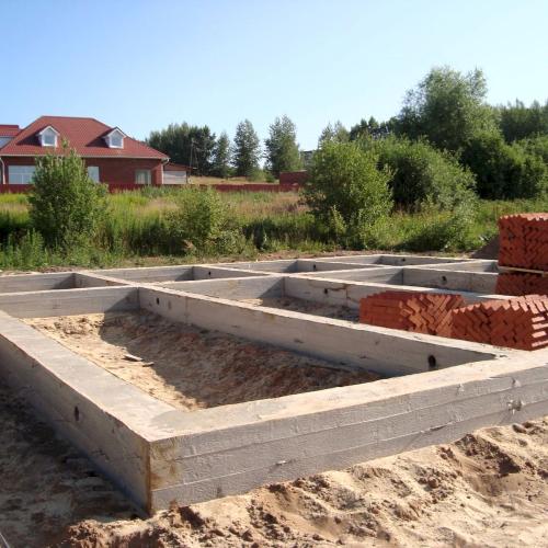 Ленточный фундамент