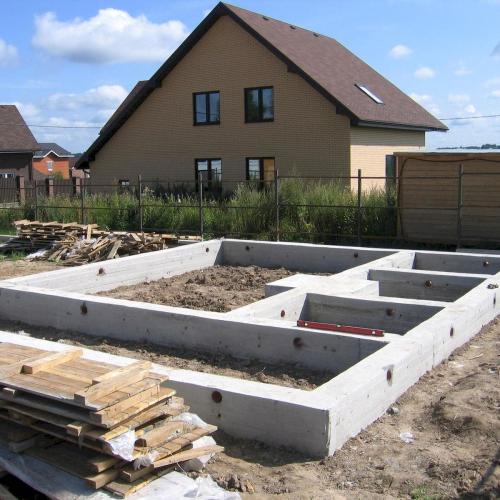 Ленточный фундамент для дачи