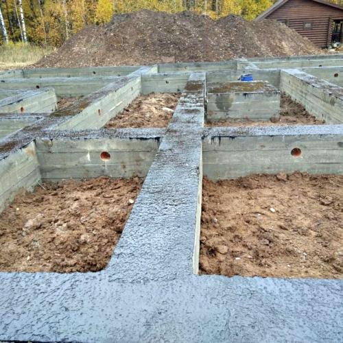 Заливка бетоном