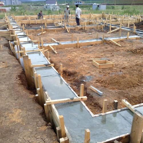 Ленточный фундамент для дачи