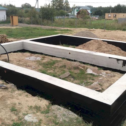 Монолитный ленточный фундамент