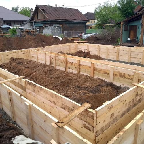 Деревянная опалубка для заливки