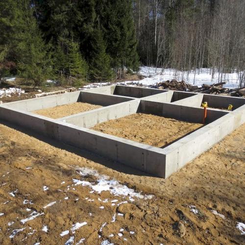 Мелкозаглубленный ленточный фундамент