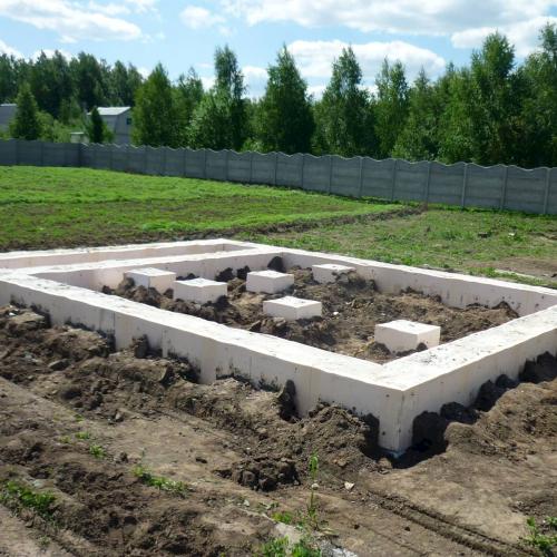 Правильный ленточный фундамент