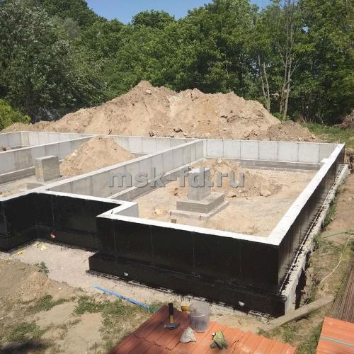 Ленточный фундамент для газобетона