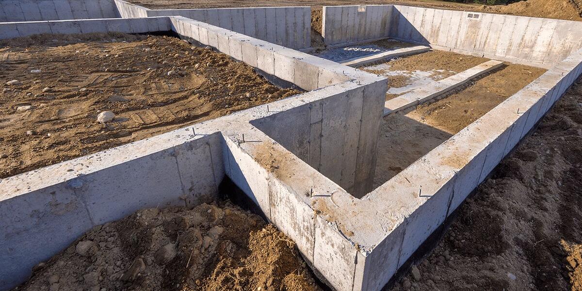 Устройство ленточного фундамента