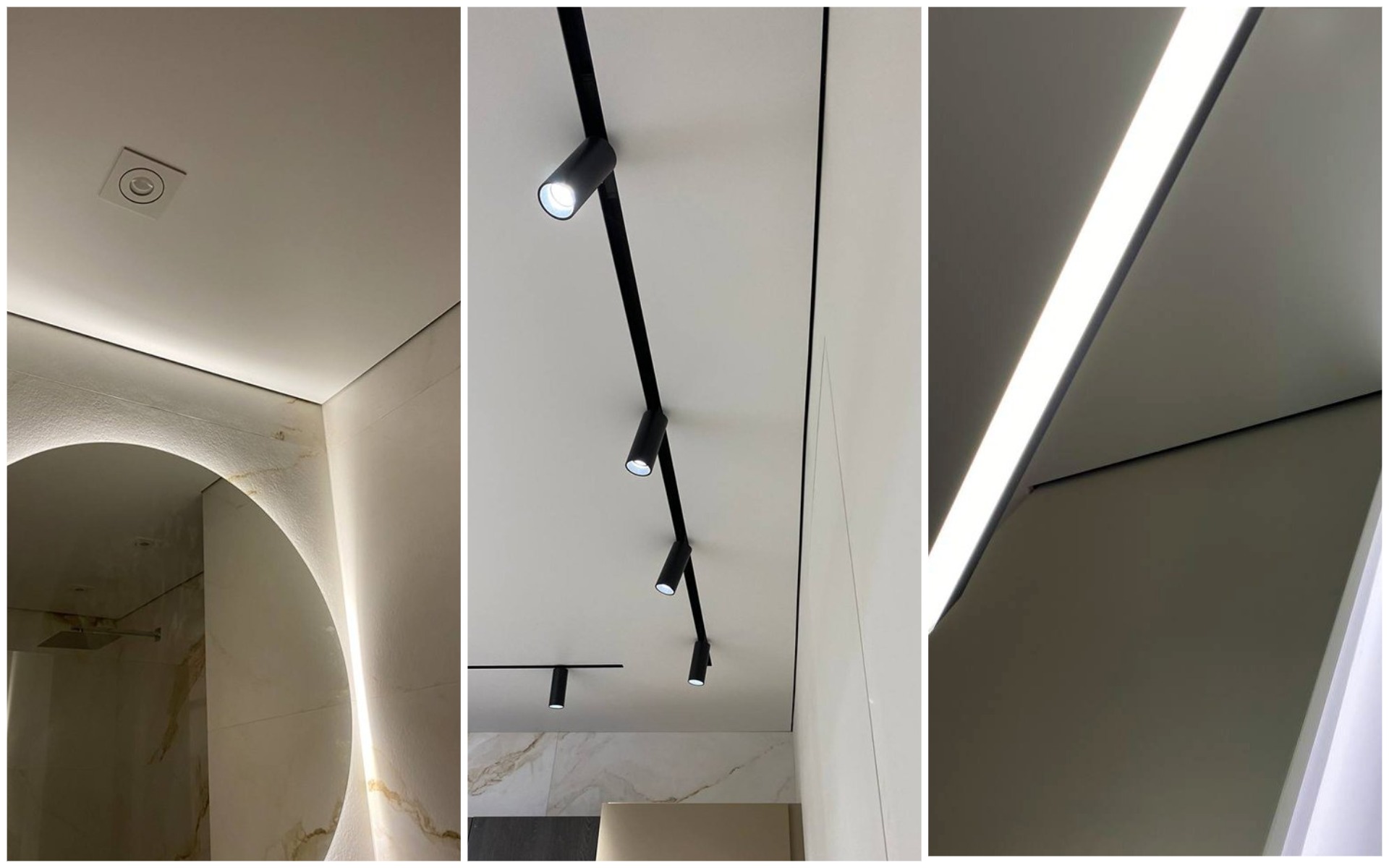 натяжной потолок с теневым зазором