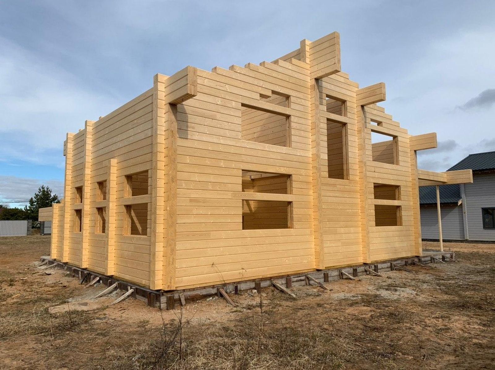 дом из клееного бруса